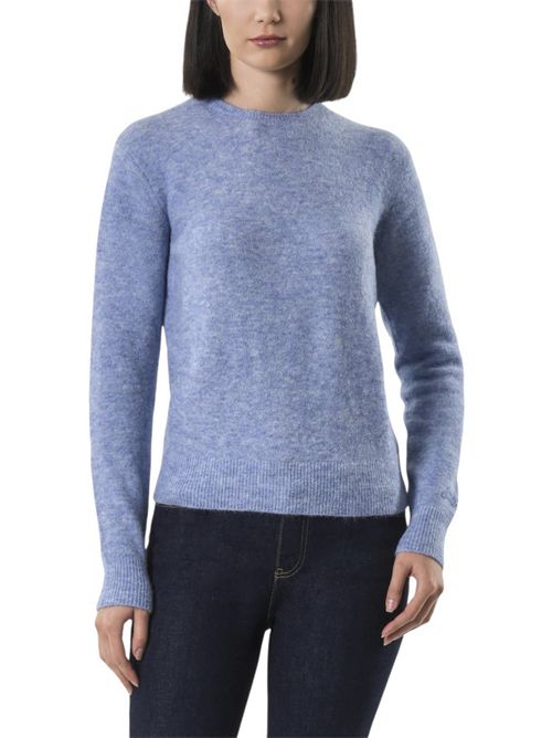 maglione donna sorbonne in alpaca azzurro MC2 Saint Barth | SORBONNE ALPACA31